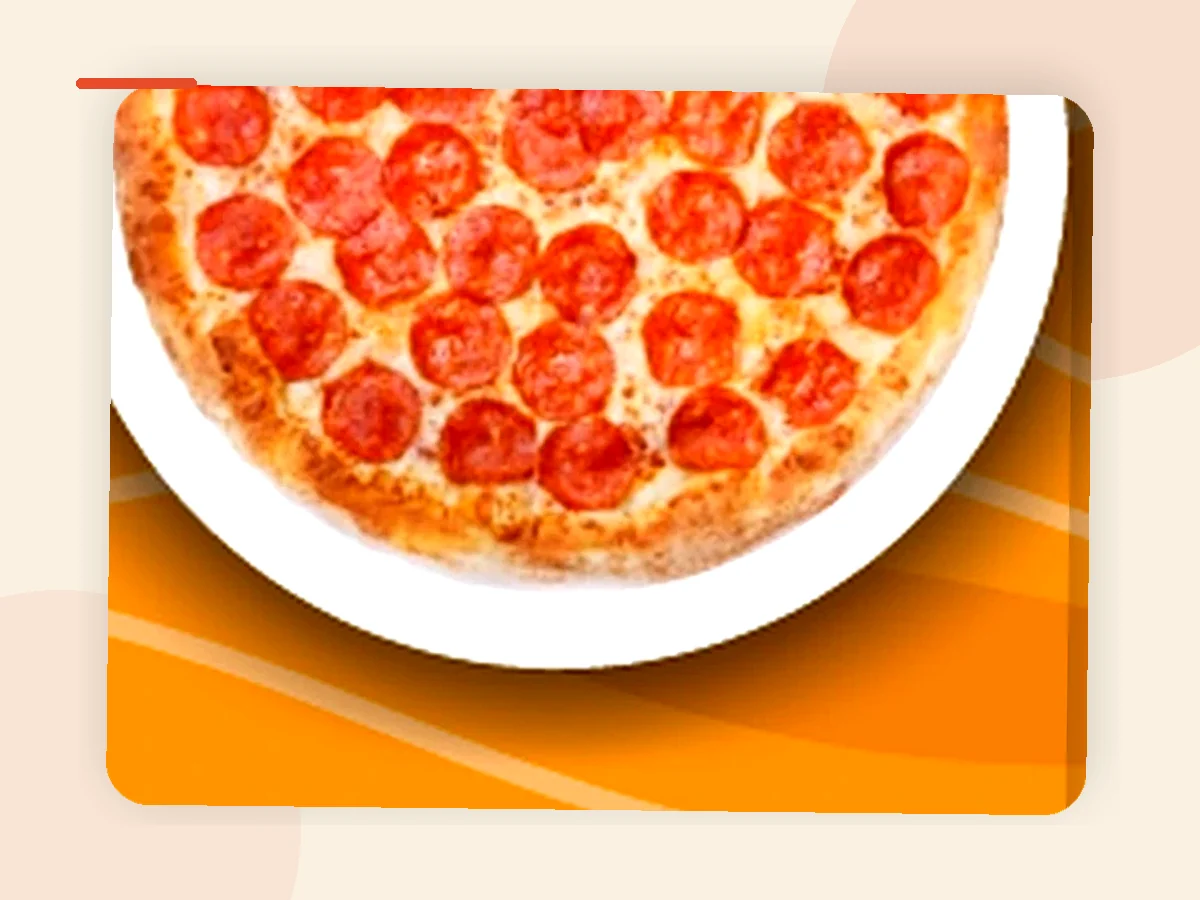 Pepperoni pizza